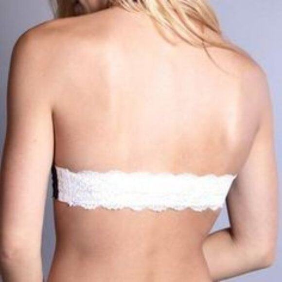The Bra Lab Multiway Interchangeable Back Strap set of 2 tan/white small - Picture 2 of 10